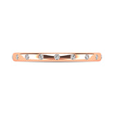 Diamond 1/10 ct tw Stackable Ring in 10K Rose Gold